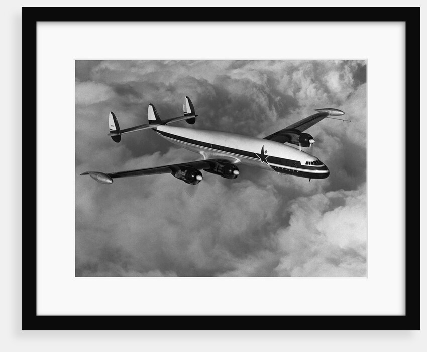 Airplane in Flight by Anonymous