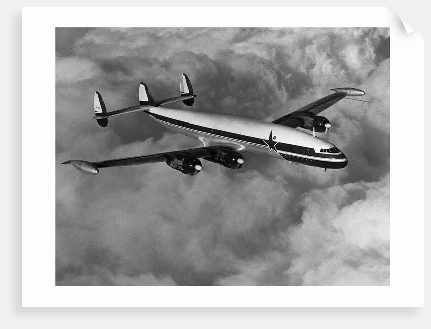 Airplane in Flight by Anonymous