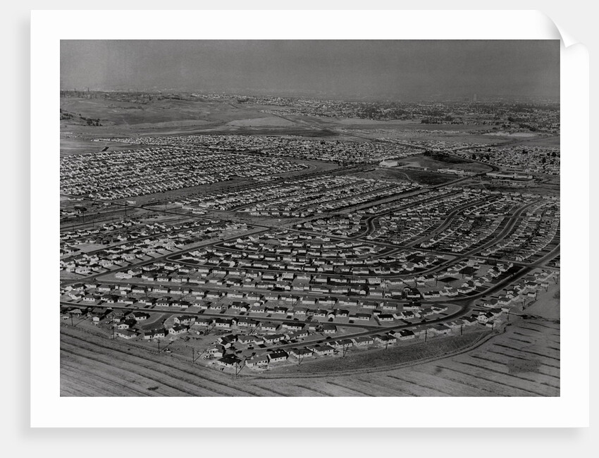Aerial Shot of Los Angeles Area Housing Boom by Anonymous