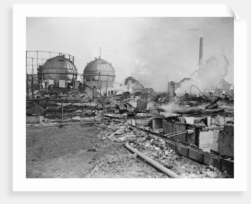 Buildings Destroyed by Explosion by Anonymous