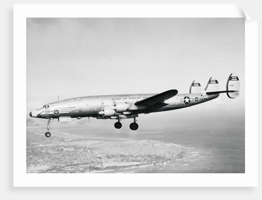 View of Plane Flying Over Hawaii by Anonymous