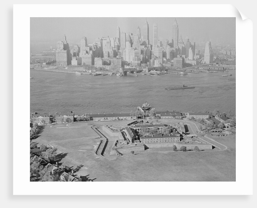 View of Governors Island From Afar by Anonymous