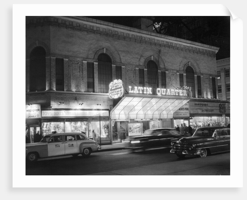 Exterior Front View of the Latin Quarter Nightclub by Anonymous