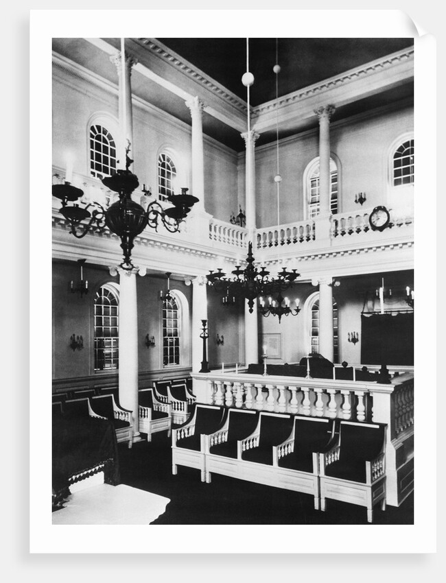 Interior View of Touro Synagogue by Anonymous