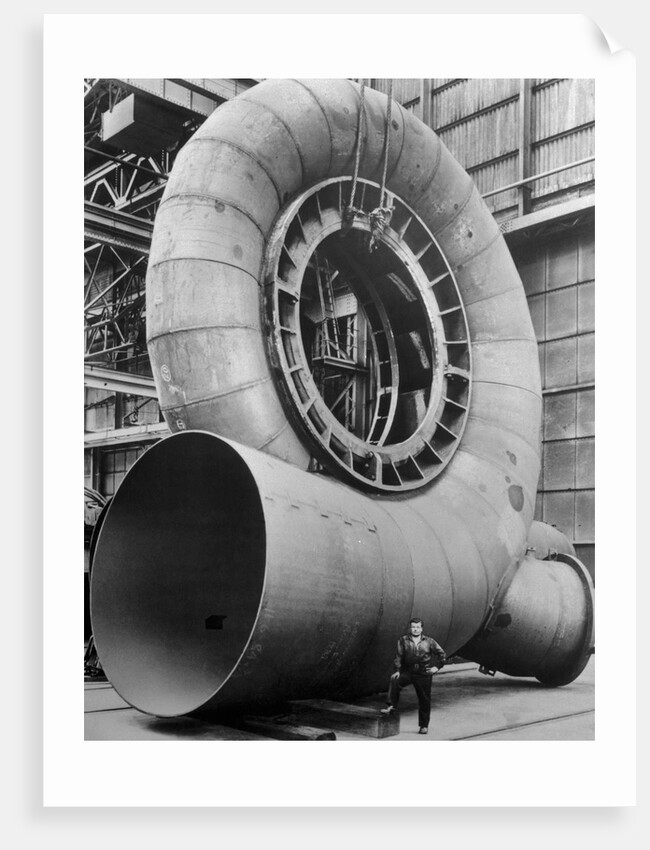 66 Ton Spiral Casing for a Water Turbine by Anonymous