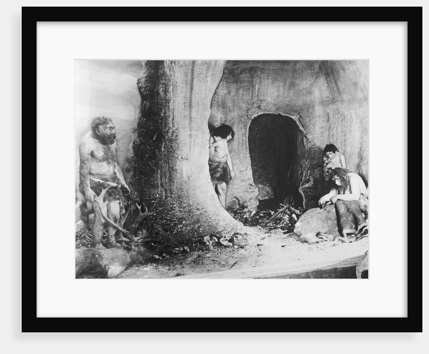 Neanderthal Family by Anonymous