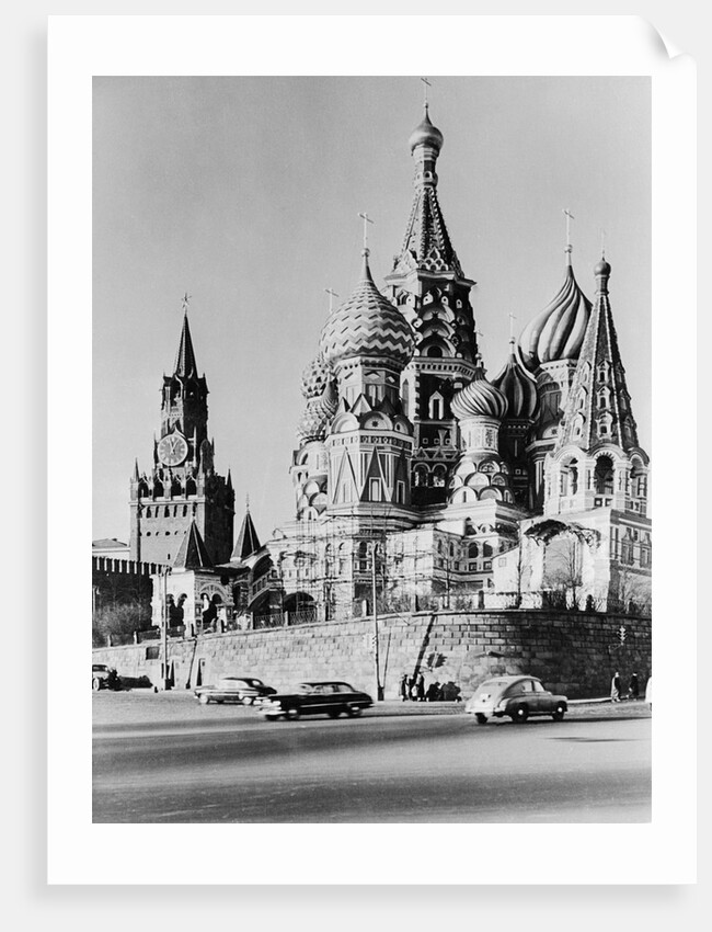 View of St Basils Cathedral by Anonymous