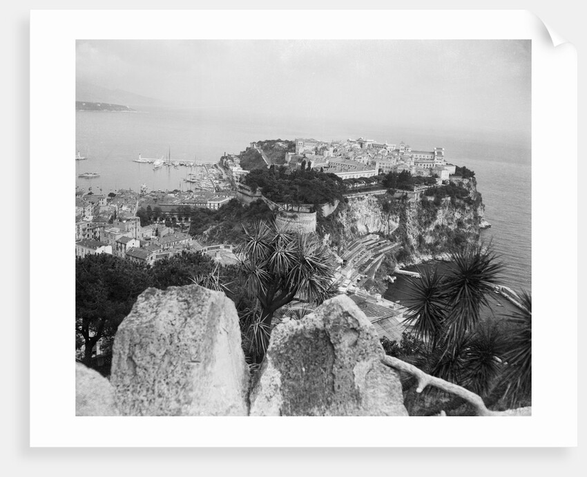 Top View of Monaco Rock by Anonymous