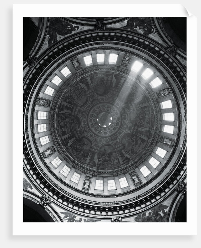 View of Dome of St. Paul's Cathedral by Anonymous