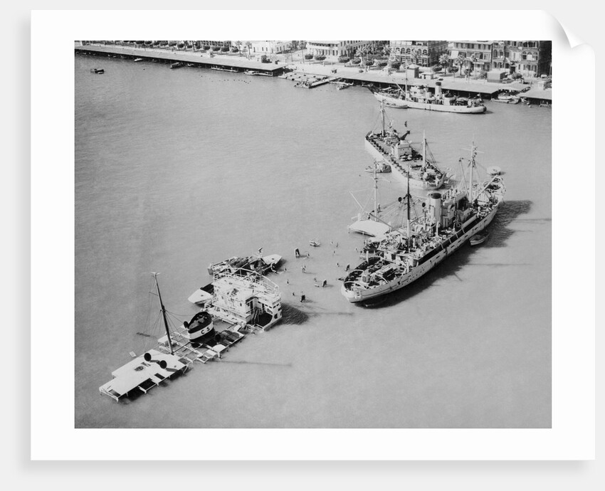 Navy Salvage Vessel by Anonymous