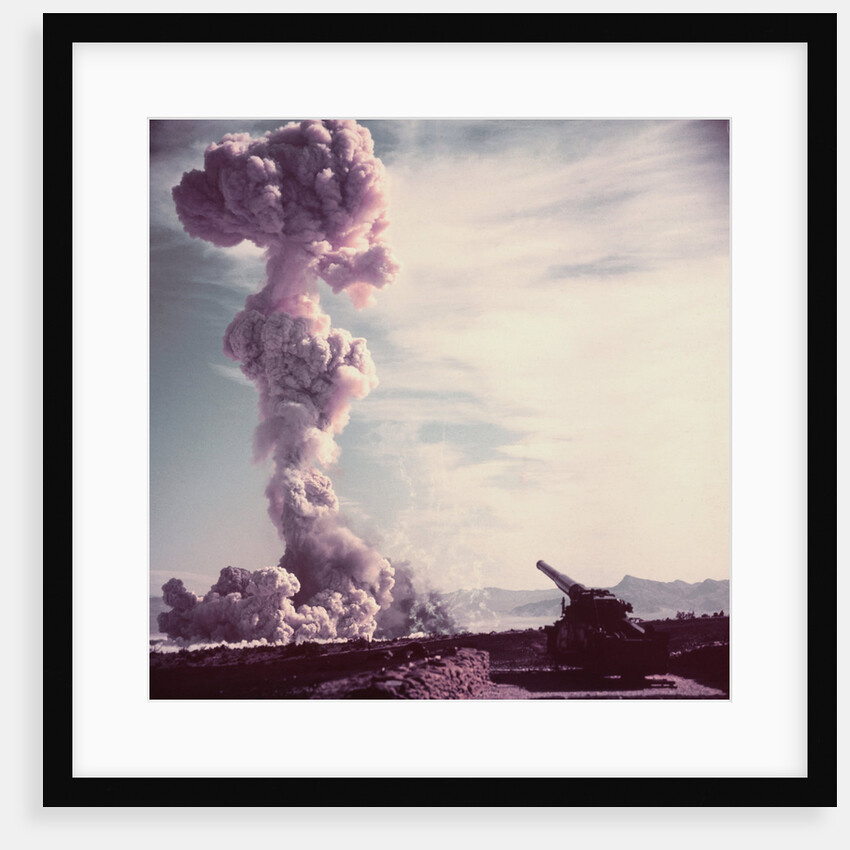 Atomic Cloud from Gun Shot by Anonymous