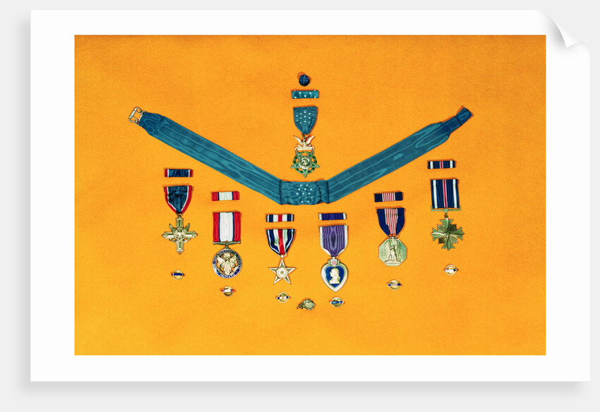 United States Military Medals by Anonymous