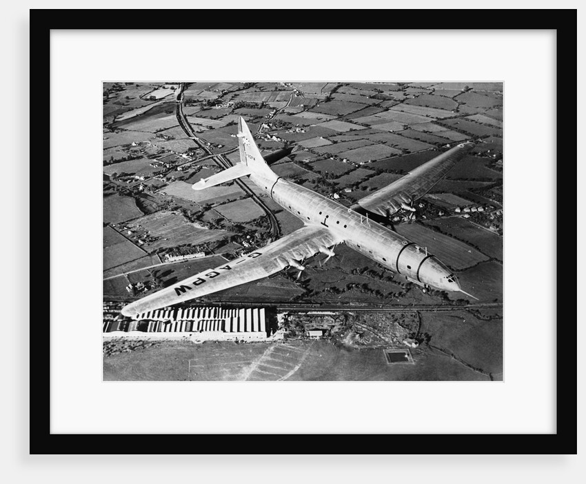 Bristol Brabazon Aircraft in Flight by Anonymous