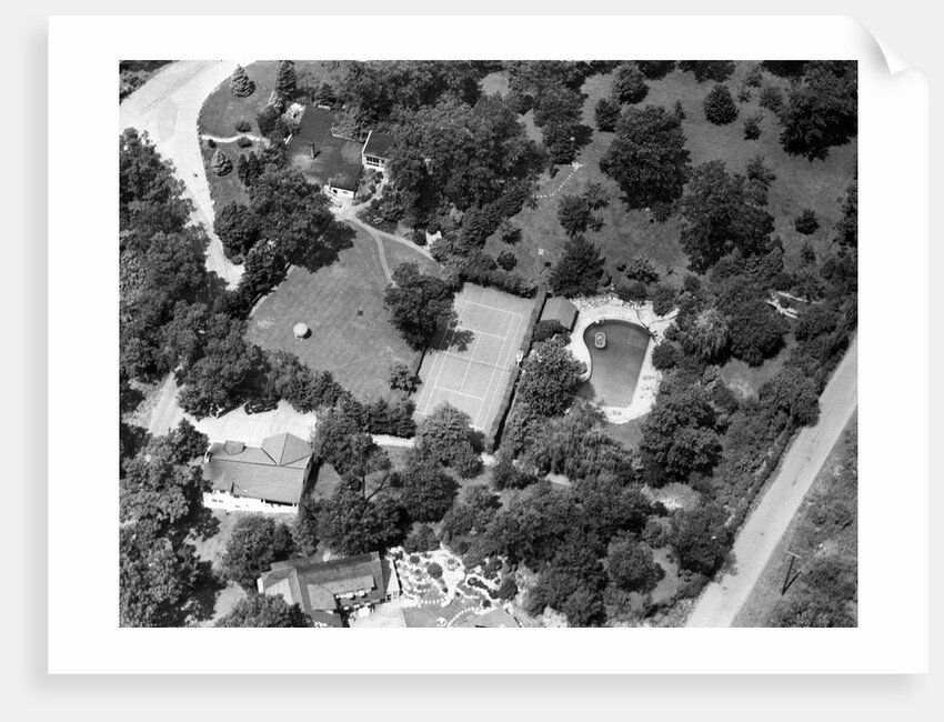 Aerial View of Paul Ricca Estate by Anonymous