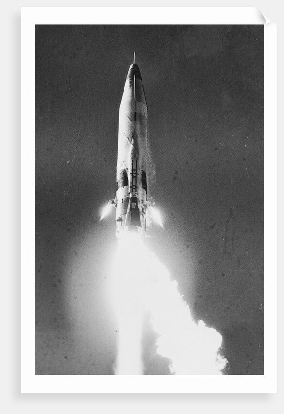 Missile Going into Sky by Anonymous