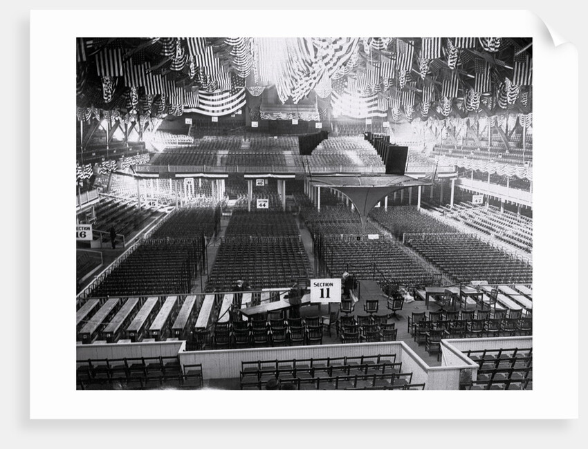 Vacant Republican Convention Hall by Anonymous