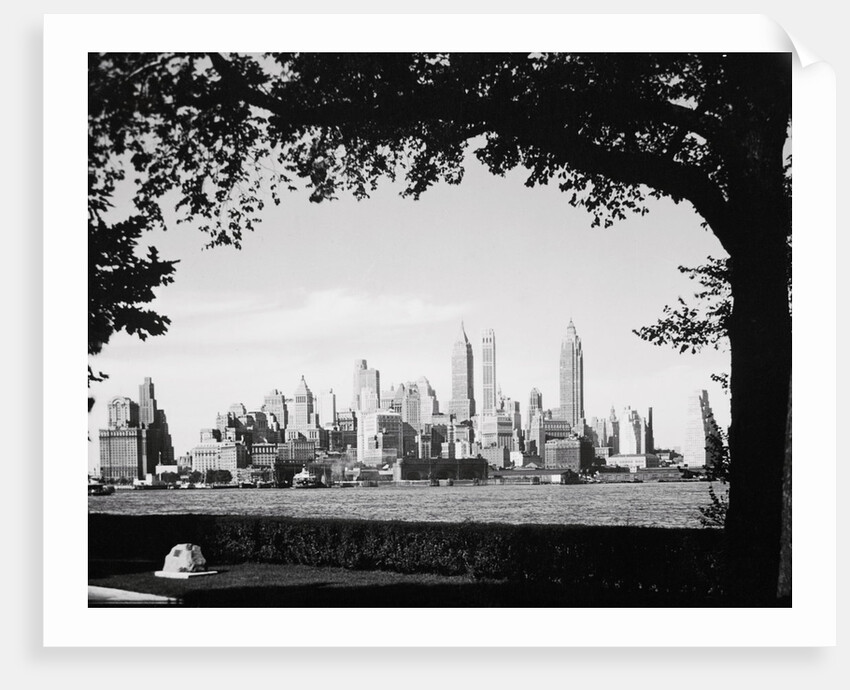 New York City Skyline from Governor's Island by Anonymous