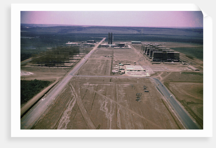 Aerial View of Building Construction by Anonymous