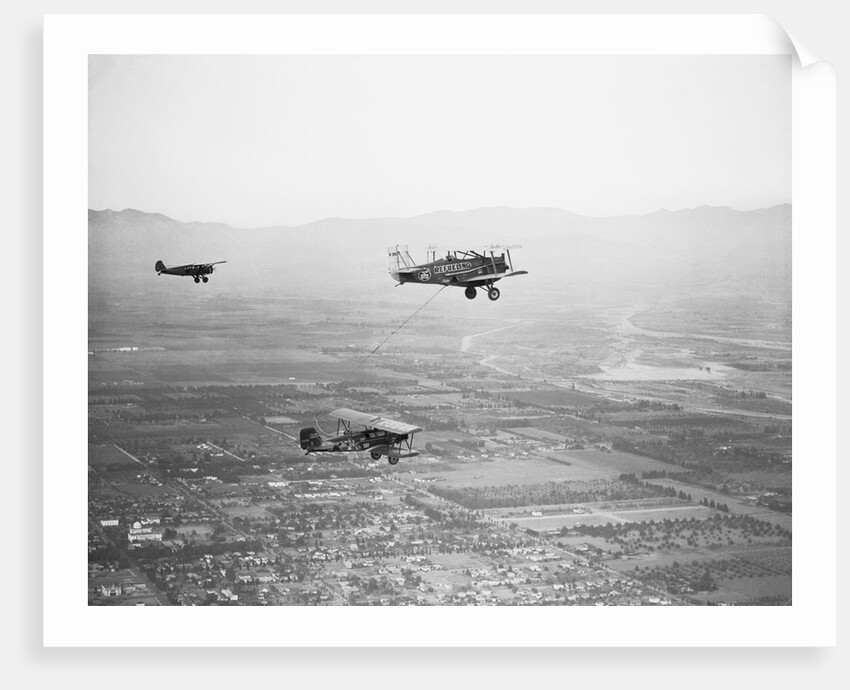 Airplane Refueling in Midair by Anonymous