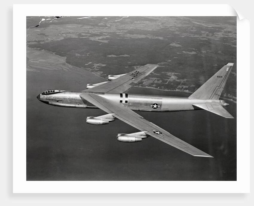 US Airforce 8 Jet B-52 Stratofortress Flying by Anonymous