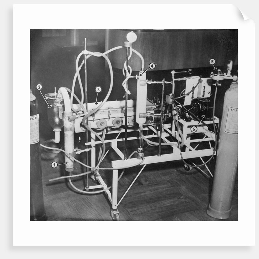 Early Heart and Lung Machine by Anonymous