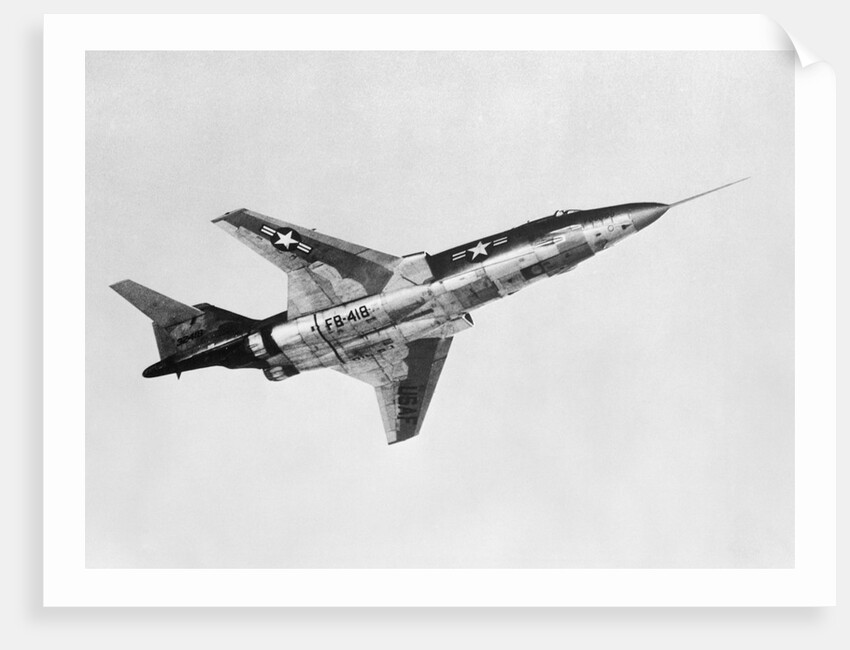 US Air Force Jet Fighter Voodoo Flying by Anonymous