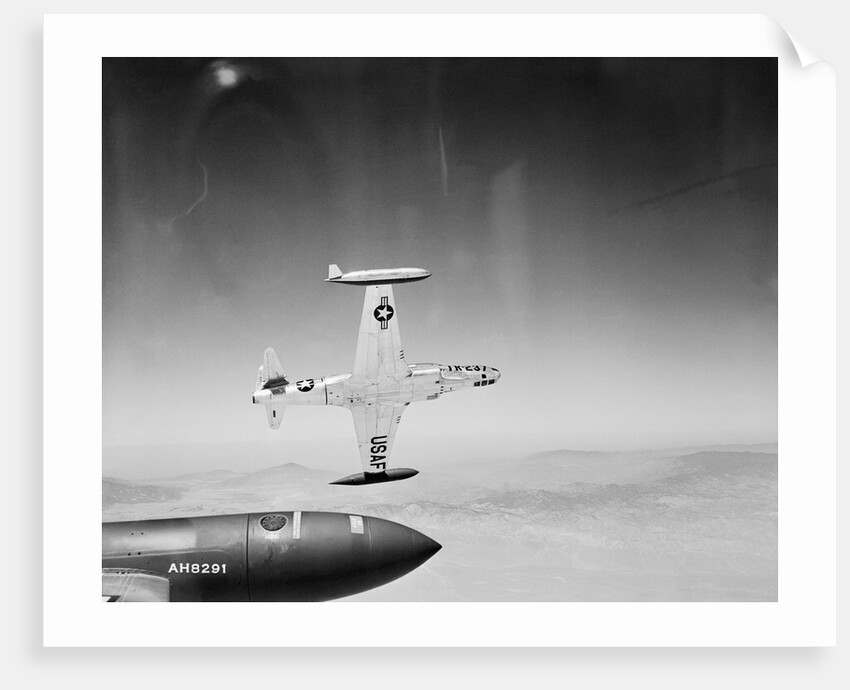 View of Military Planes in Flight by Anonymous