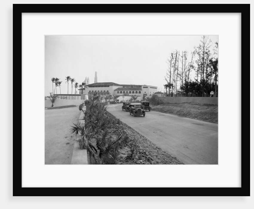 View of Cars on Ocean Drive Near Bath and Tennis Club by Joseph Urban