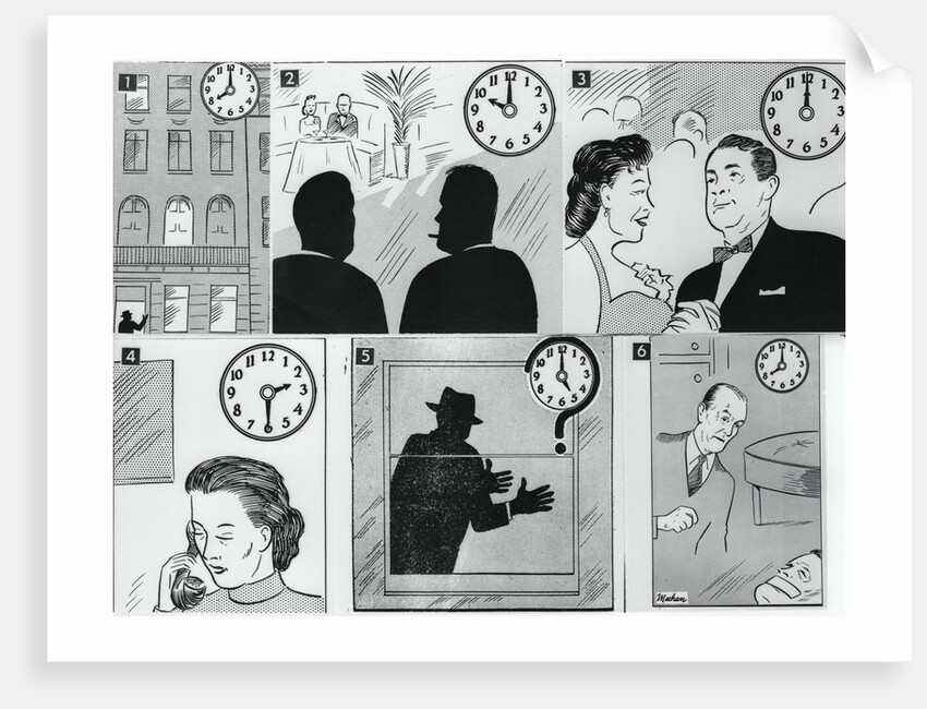 Depiction Events Leading to Strangling of Serge Rubenstein by Anonymous