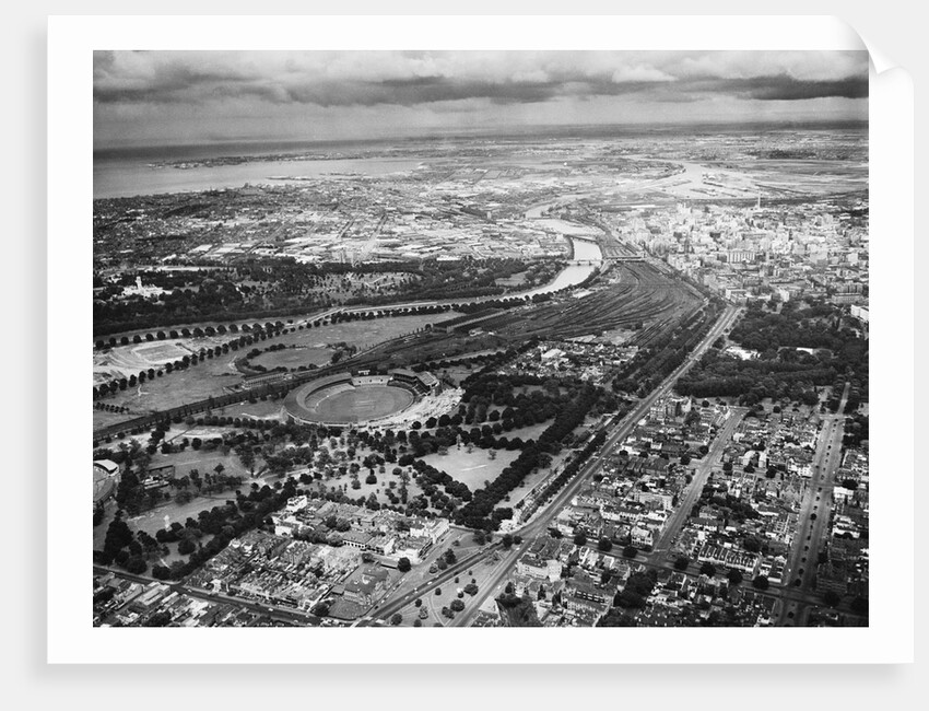 Aerial View of Melbourne by Anonymous