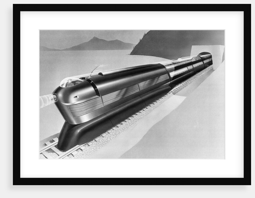 Futuristic Train Design by Anonymous