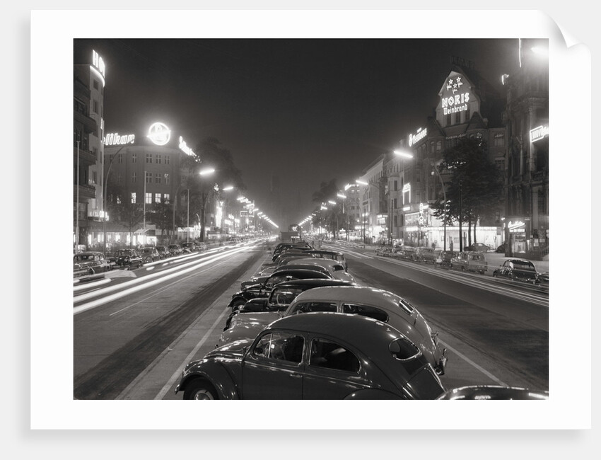 Kurfurstendamm at Night by Anonymous