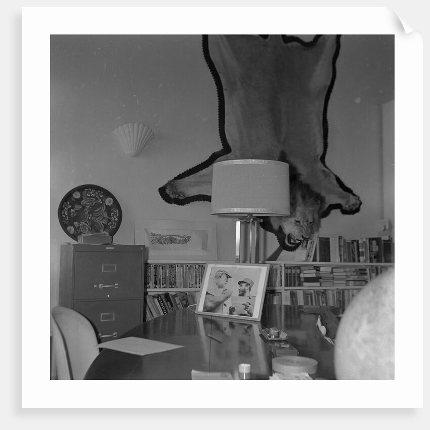 Interior of Ernest Hemingway's Havana Home by Anonymous