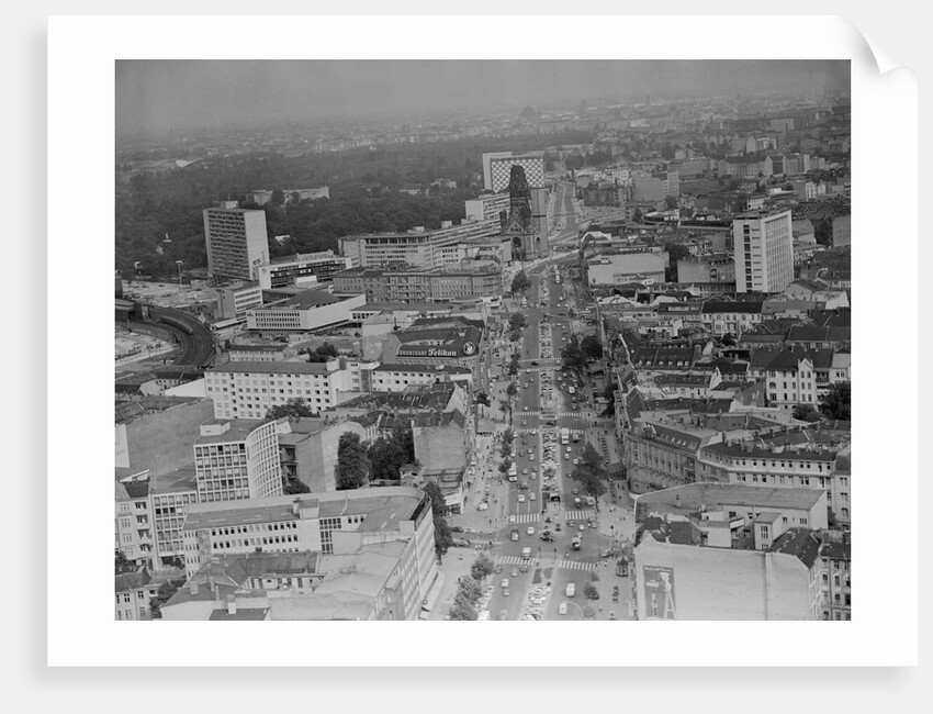 Aerial View of West Berlin by Anonymous