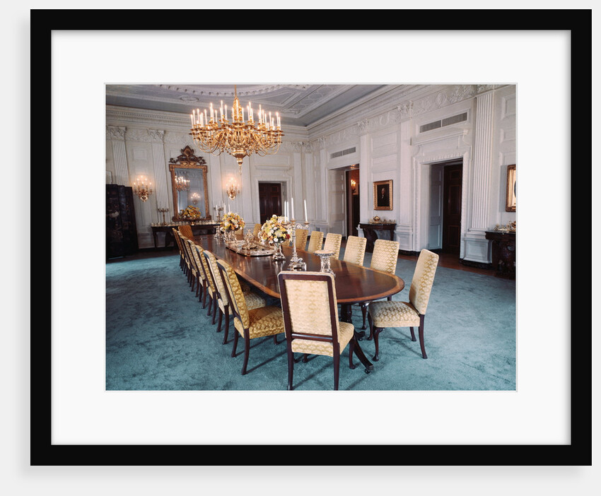 White House State Dining Room by Anonymous
