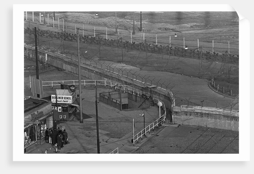 Berlin Wall at Potsdamer Platz by Anonymous