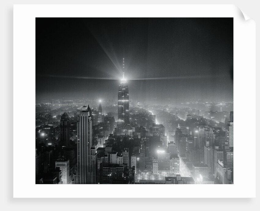 View of Brightest Continuous Manmade Source of Light by Anonymous