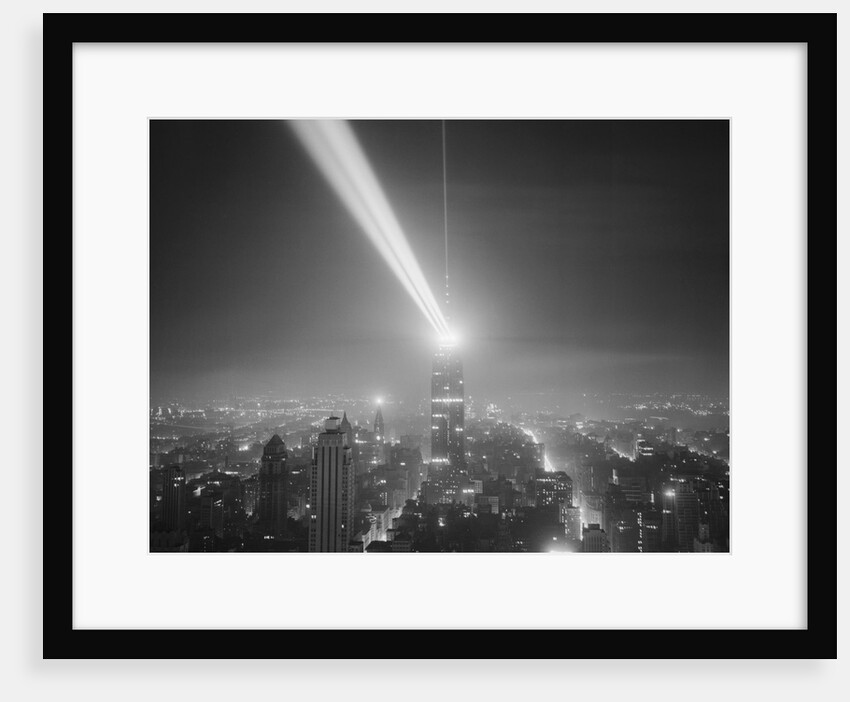 View of Brightest Continuous Manmade Source of Light by Anonymous