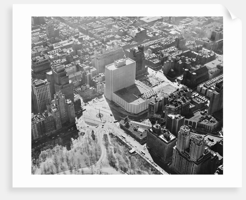 Aerial View of New York Coliseum by Anonymous