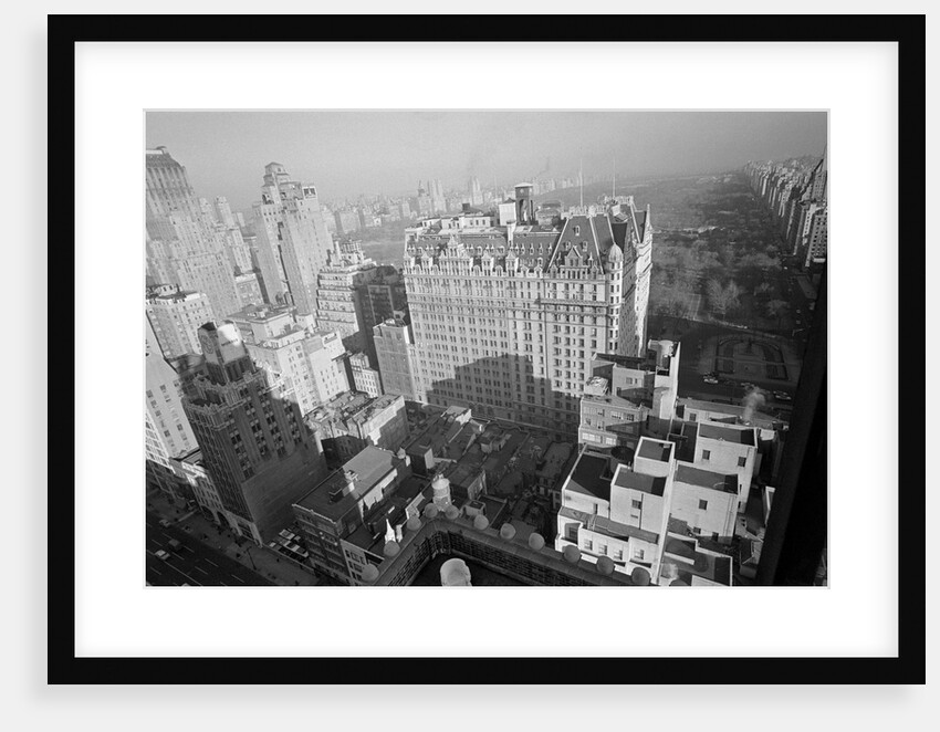Aerial View of Manhattan and Central Park by Anonymous