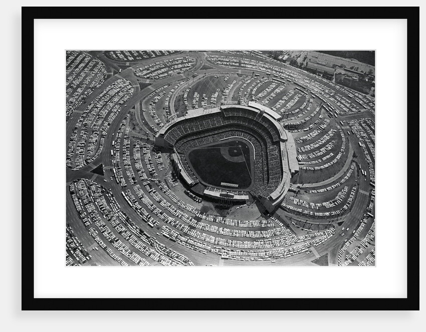 Aerial View of Dodger stadium by Anonymous