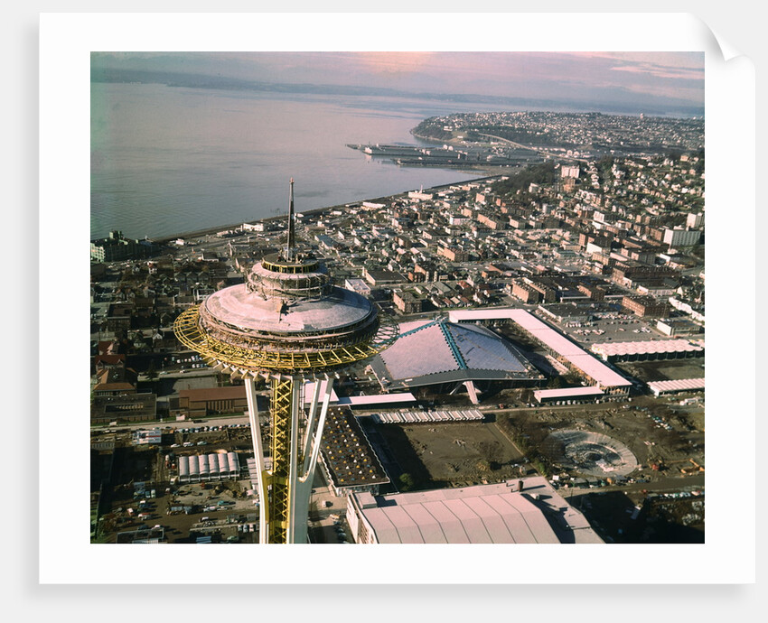 Space Needle Under Construction by Anonymous