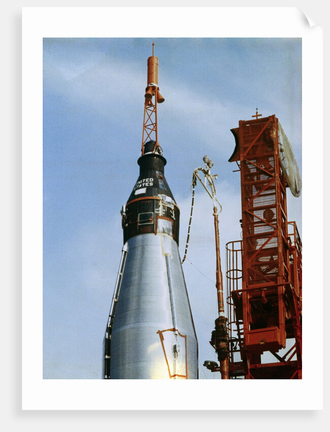Rocket on Launch Pad by Anonymous
