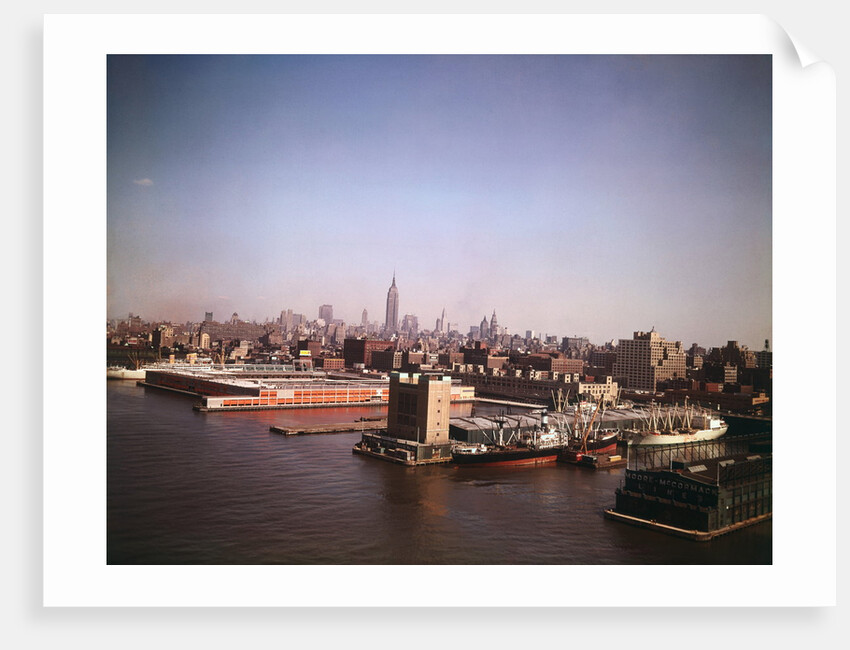 Wharf near Lower Manhattan by Anonymous