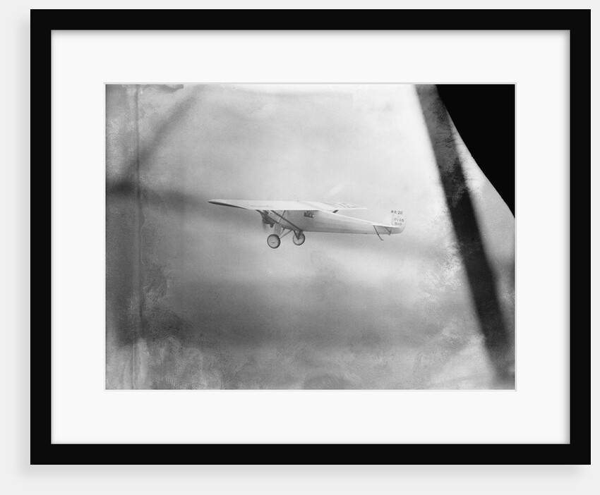 Charles Lindbergh Flying the "Spirit of St. Louis" to Paris by Anonymous