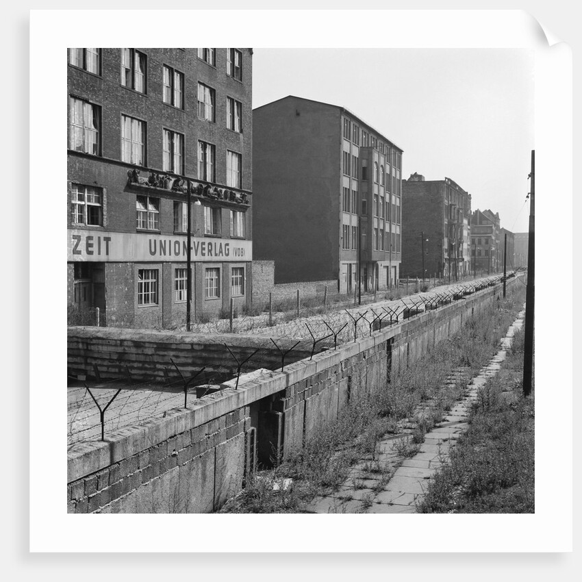 View of Berlin Wall by Anonymous