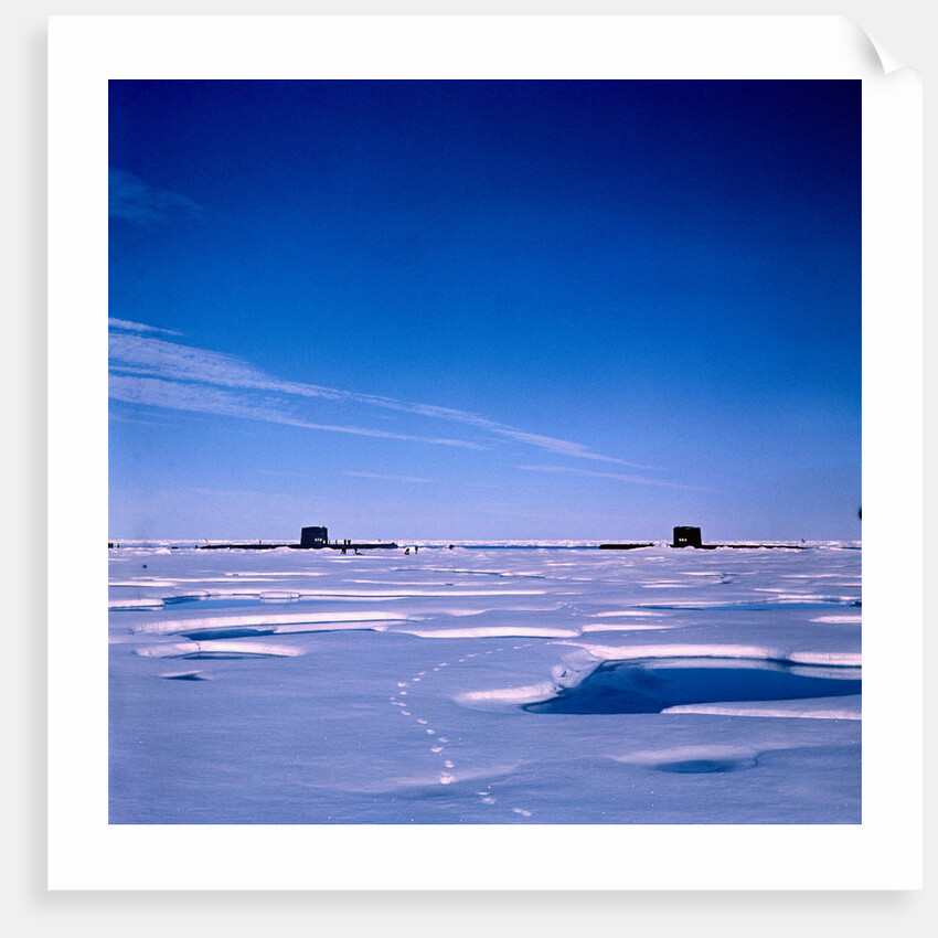Submarines Submerged at North Pole by Anonymous