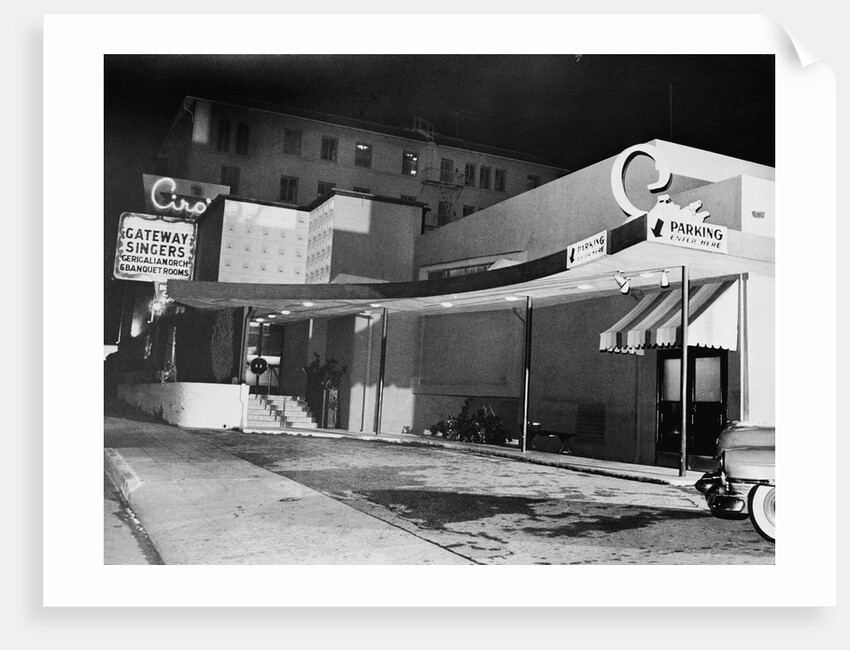 Exterior View of Ciro's Night Club by Anonymous