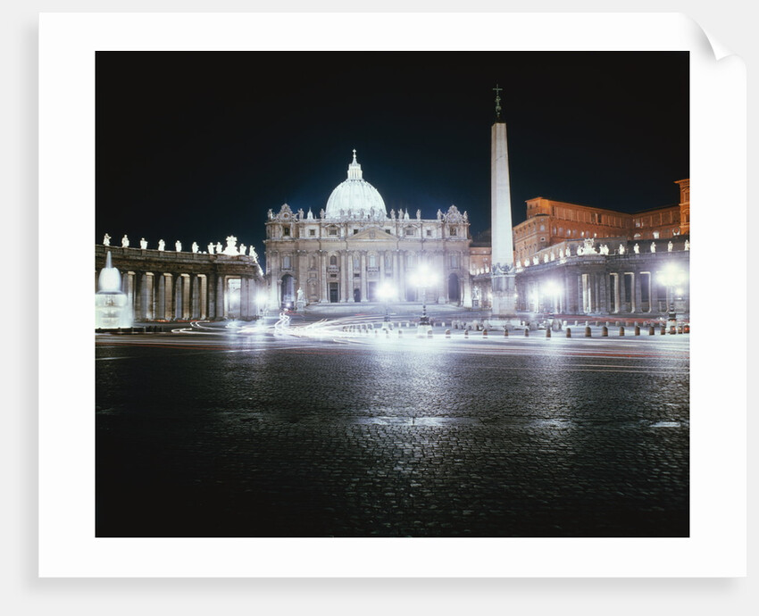 Saint Peter's Square and Basilica by Anonymous