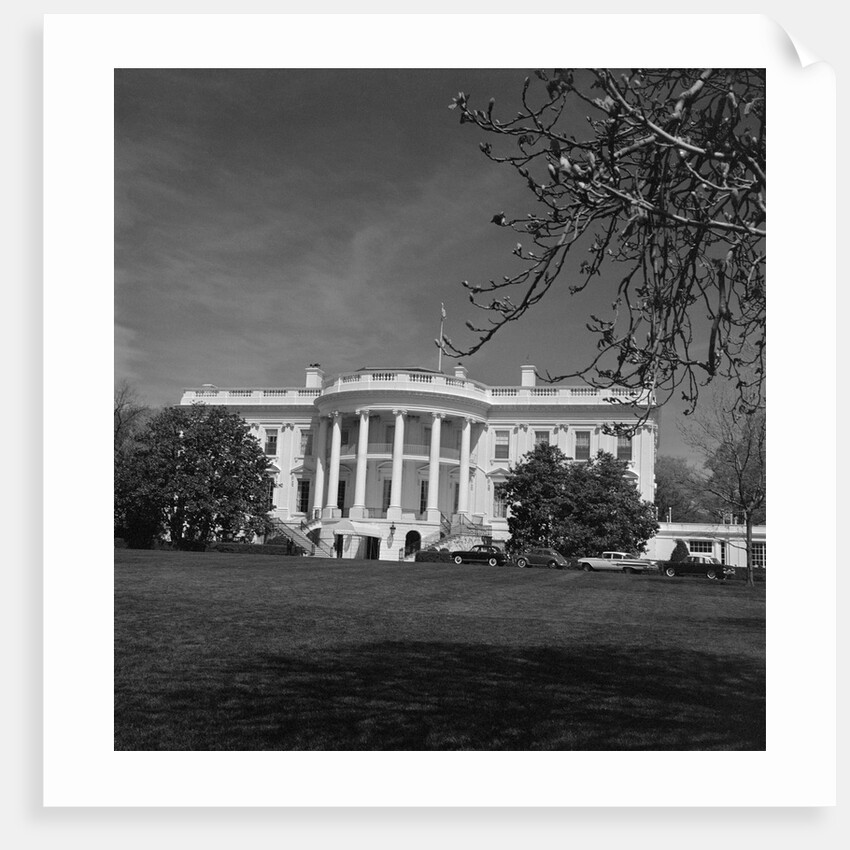 Exterior View of White House by Anonymous